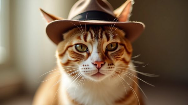Chapeaux tendances pour chats : style et protection assurés